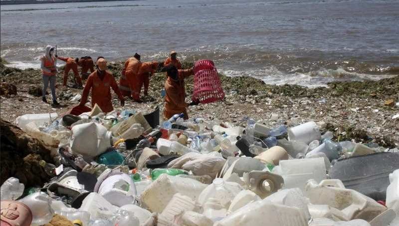 basura en el litoral